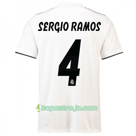 Billiga Fotbollströjor Real Madrid Sergio Ramos 4 Hemma tröja 2018/19 Kortärmad